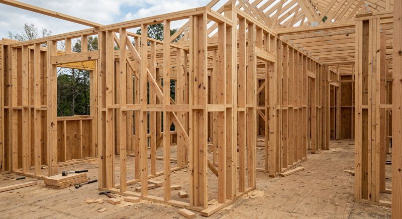 Home Addition Framing in Conroe, TX